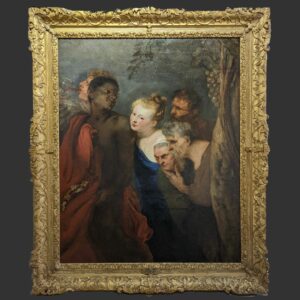 Jacob Jordaens, D'après " Le Silène Ivre" de Rubens, Huile sur toile, 105 x 85 cm