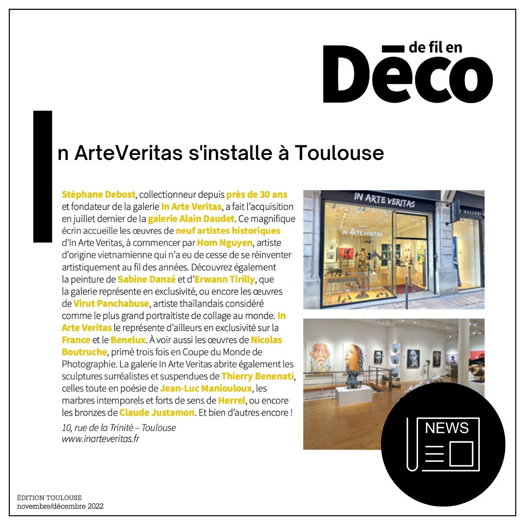 Article De Fil En Déco- In Arte Veritas s'installe à Toulouse
