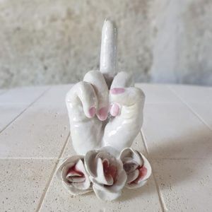 Lidia KOSTANEK, Doigt 2, Céramique, 16,5 X 8 Cm