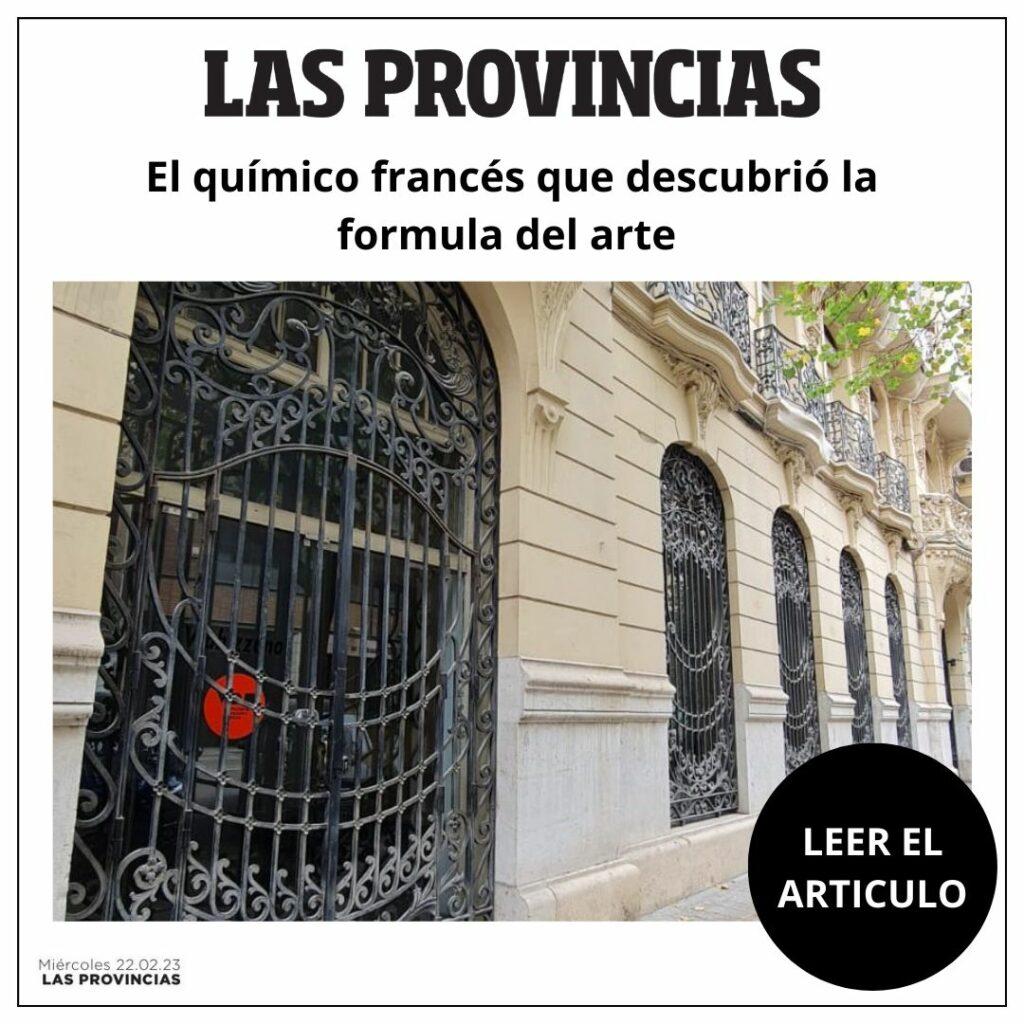 (ESP)Miniature article - Las Provincias - 22/02/23 - El químico francés que descubrio la formula del arte