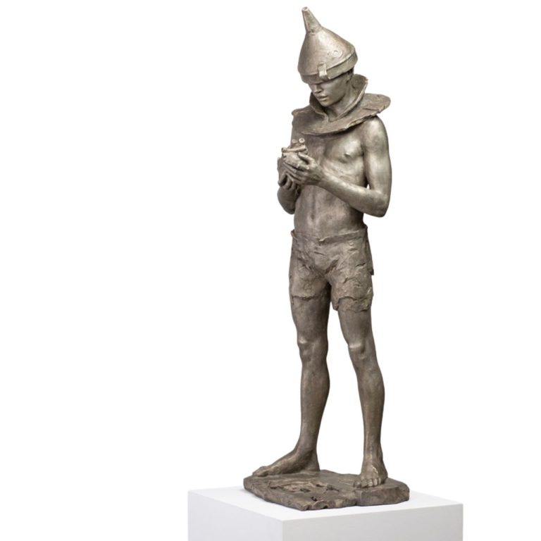 The little tin man – Silver patina