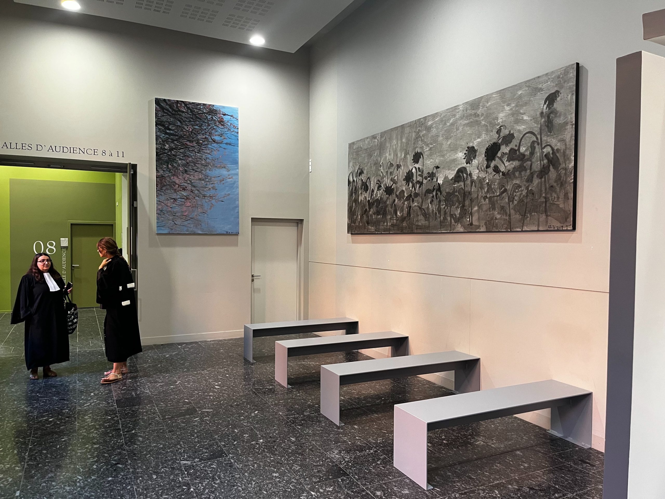 Exposition à la Cour d'Appel de Toulouse - Zhang QiongFei & Sabine Danzé