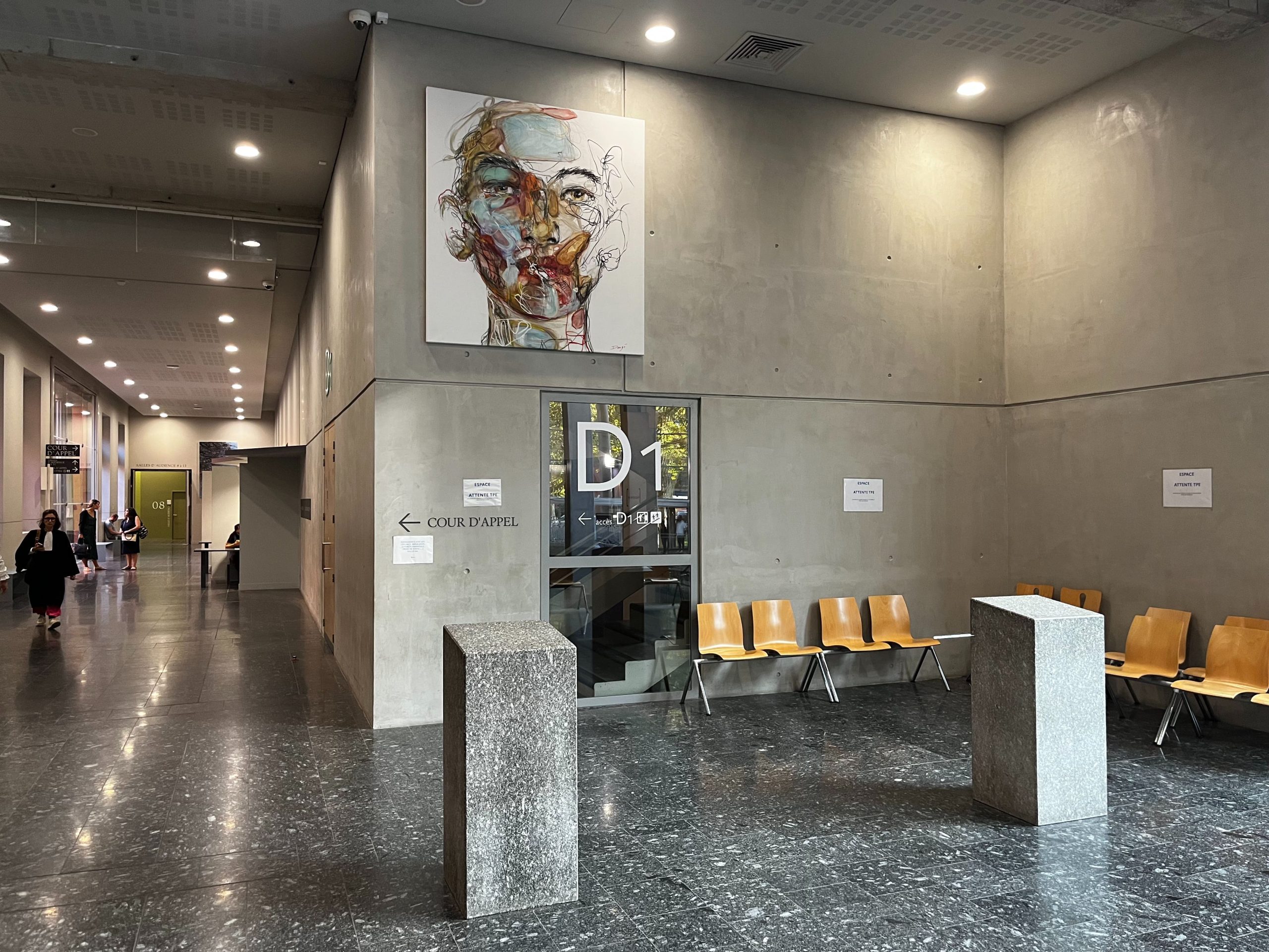 Exposition à la Cour d'Appel de Toulouse - Zhang QiongFei & Sabine Danzé