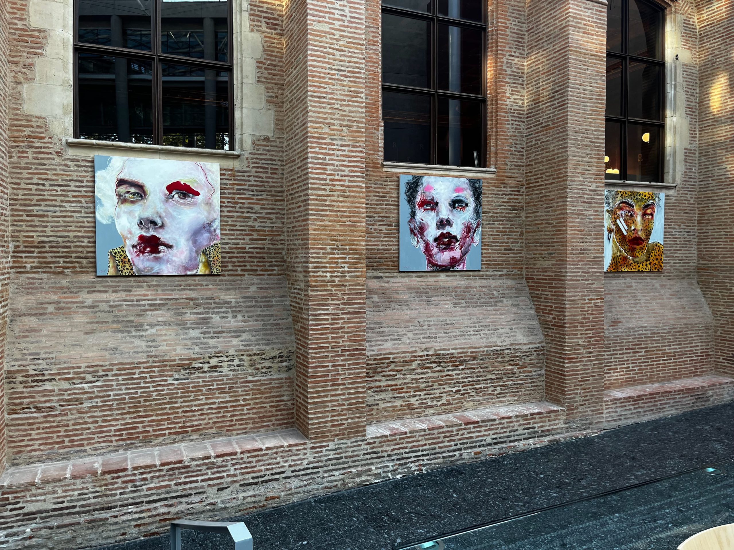 Exposition à la Cour d'Appel de Toulouse - Zhang QiongFei & Sabine Danzé