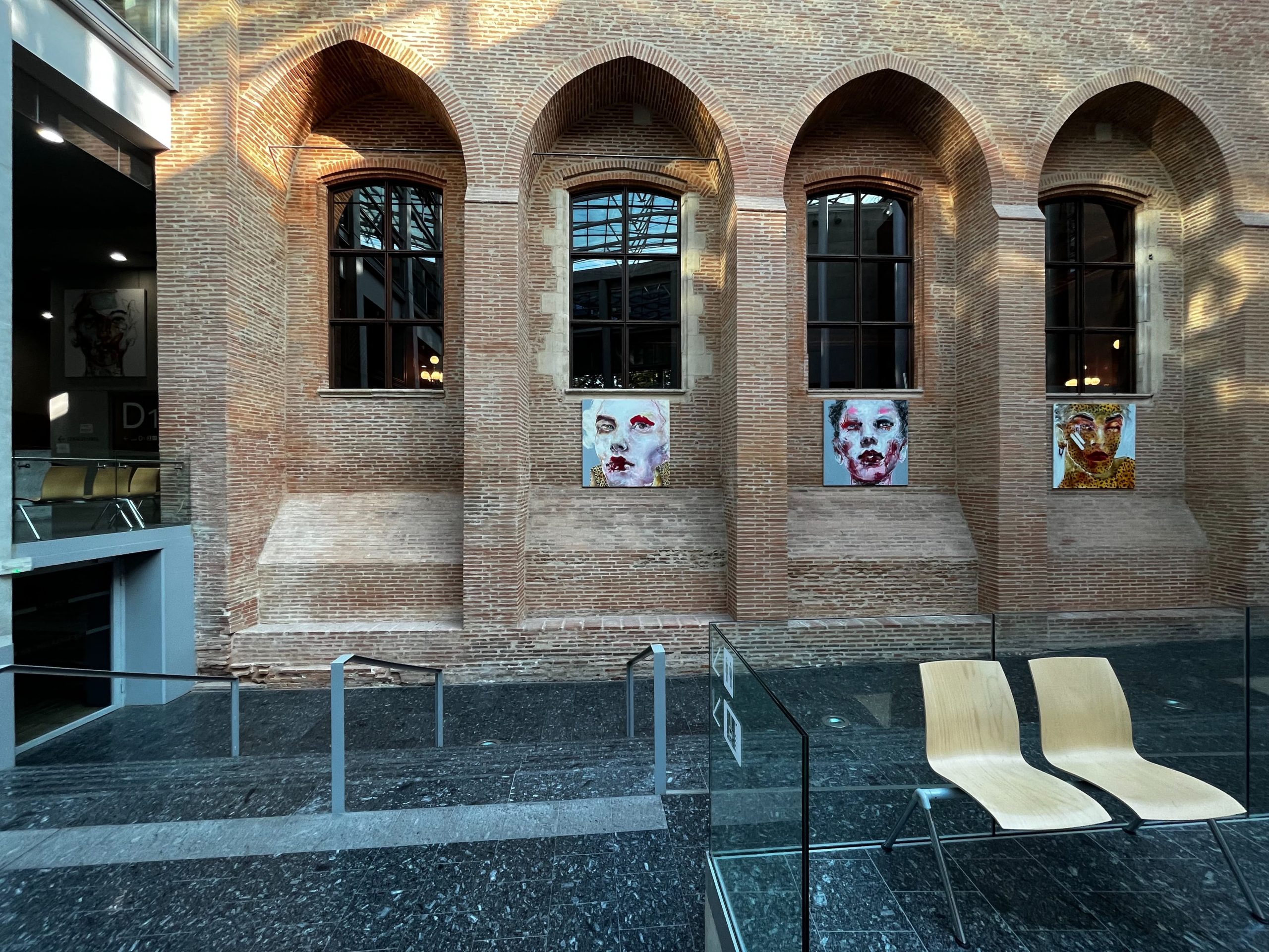 Exposition à la Cour d'Appel de Toulouse - Zhang QiongFei & Sabine Danzé