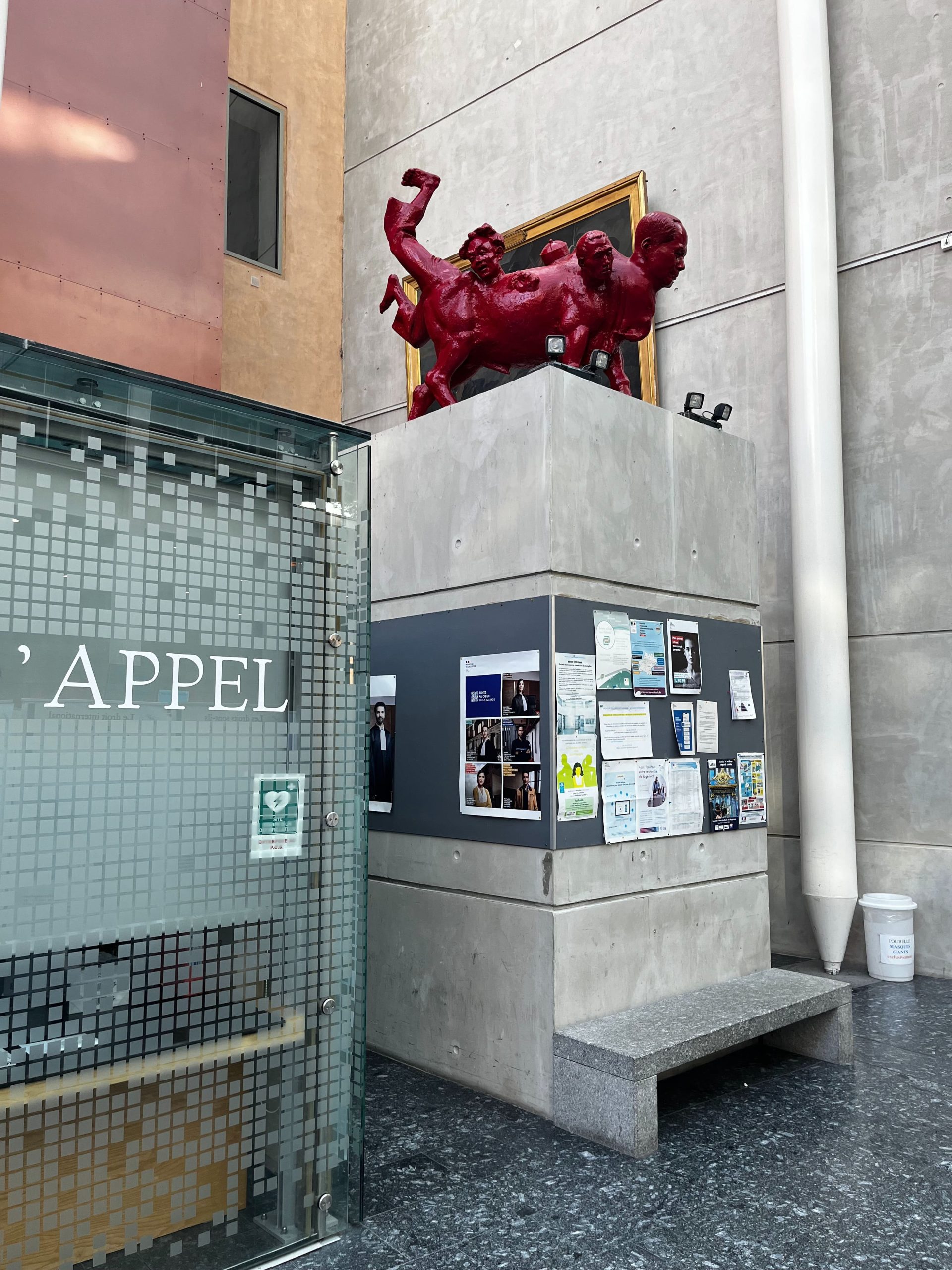Exposition à la Cour d'Appel de Toulouse - Zhang QiongFei & Sabine Danzé