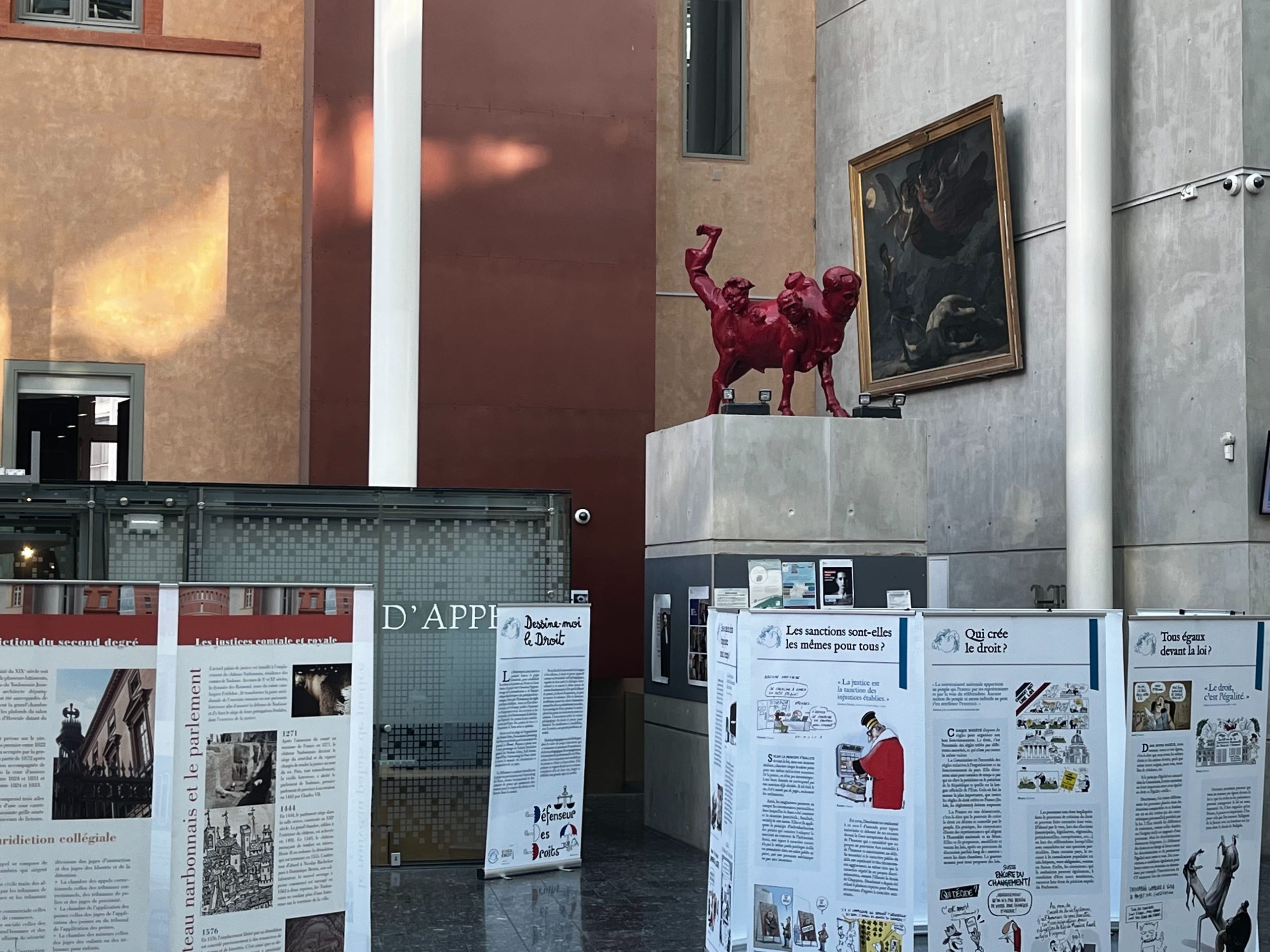 Exposition à la Cour d'Appel de Toulouse - Zhang QiongFei & Sabine Danzé