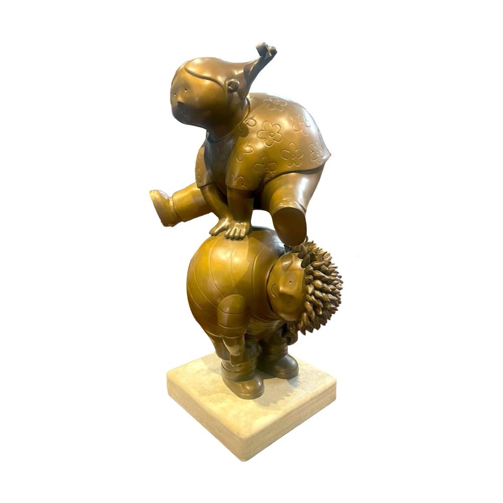 PADILLA Saltando El Burro Bronze 127 X 78 X 70 Cm(1)