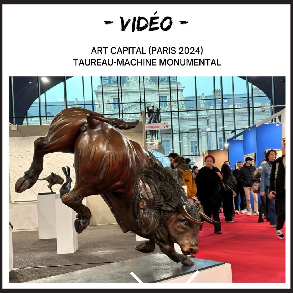 Miniature Vidéo - BENENATI - Taureau Machine Monumental - Art Capital, Paris 2024