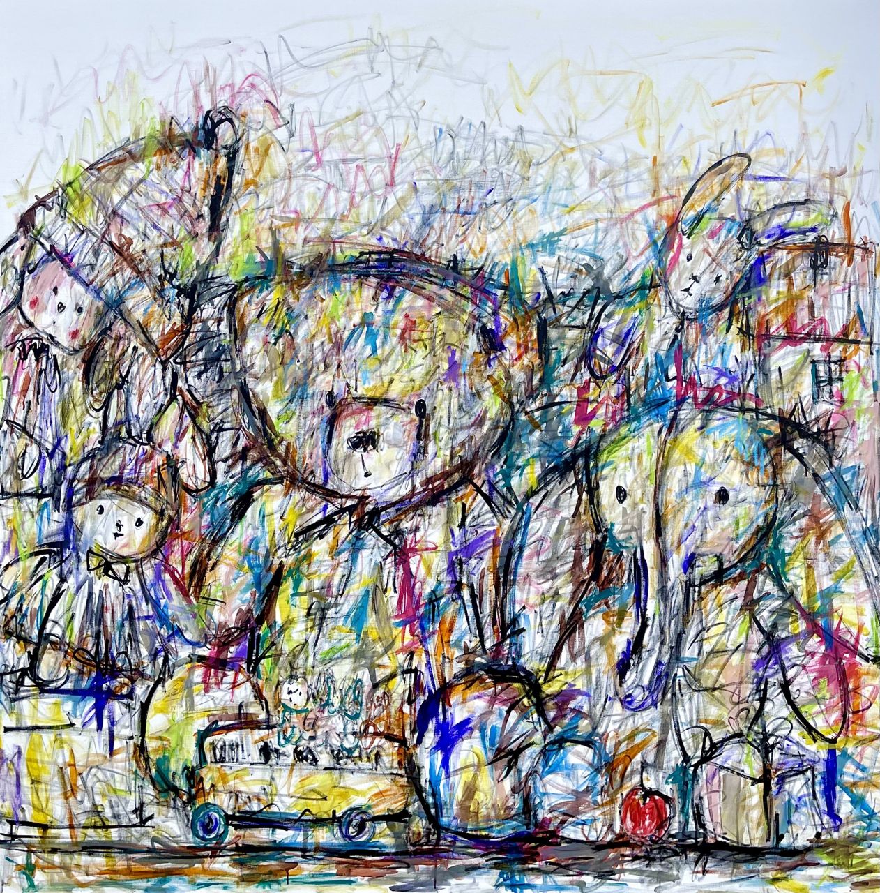 Kiko Les Doudous D'antan HD 180x180 Cm