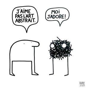 J'aime pas l'art abstrait