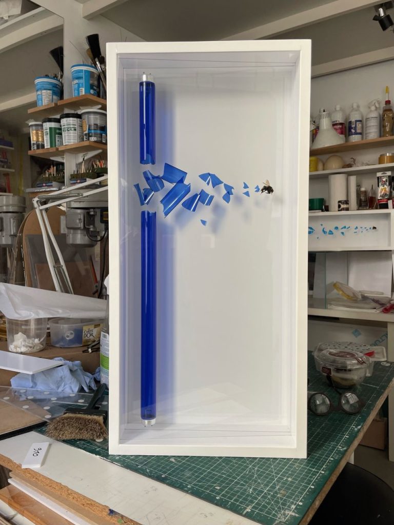 Maniouloux Impact Néon Bleu (1)