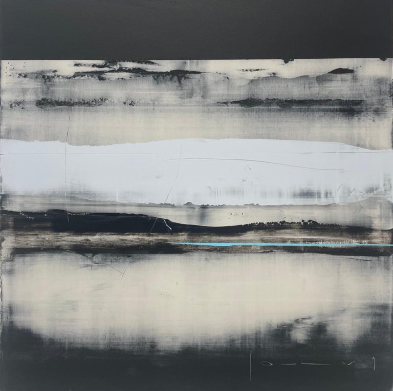JOANNES IAV04 Sans Titre Technique Mixte Sur Toile 80 X 80 Cm