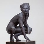 CODERCH & MALAVIA Walking In Beauty Bronze 3 4 Life Size 8 + 4 EA 71 X 57 X 44 Cm Patine Noire 2