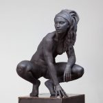 CODERCH & MALAVIA Walking In Beauty Bronze 3 4 Life Size 8 + 4 EA 71 X 57 X 44 Cm Patine Noire 3