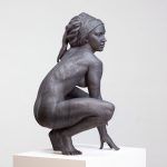 CODERCH & MALAVIA Walking In Beauty Bronze 3 4 Life Size 8 + 4 EA 71 X 57 X 44 Cm Patine Noire 4