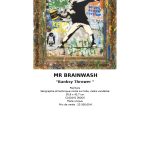 Mr. Brainwash Banksy Thrower 50.8 X 45.7 Cm