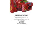 Mr. Brainwash Vandalized Camera II 14.6 X 17.1 X 13.9 Cm