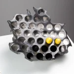 Rollin Christophe Fragment Of Binary Landscape Résine 20 X 25 X 28 Cm (1)