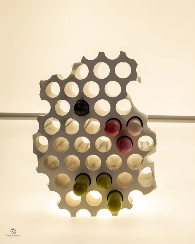 Rollin Christophe Fragment Of Binary Landscape Résine 25 X 20 X 25 Cm (6)