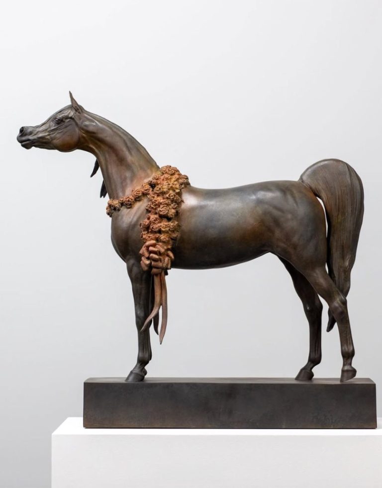 Ernest Massuet “Arabian Soul”, Bronze , 54x 58x 15 Cm
