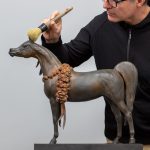 Ernest Massuet “Arabian Soul”, Bronze , 54x 58x 15 Cm