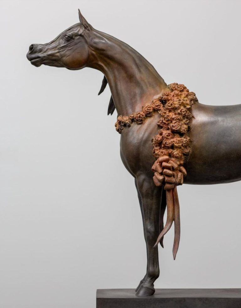 Ernest Massuet “Arabian Soul”, Bronze , 54x 58x 15 Cm 2