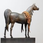 Ernest Massuet “Arabian Soul”, Bronze , 54x 58x 15 Cm 4