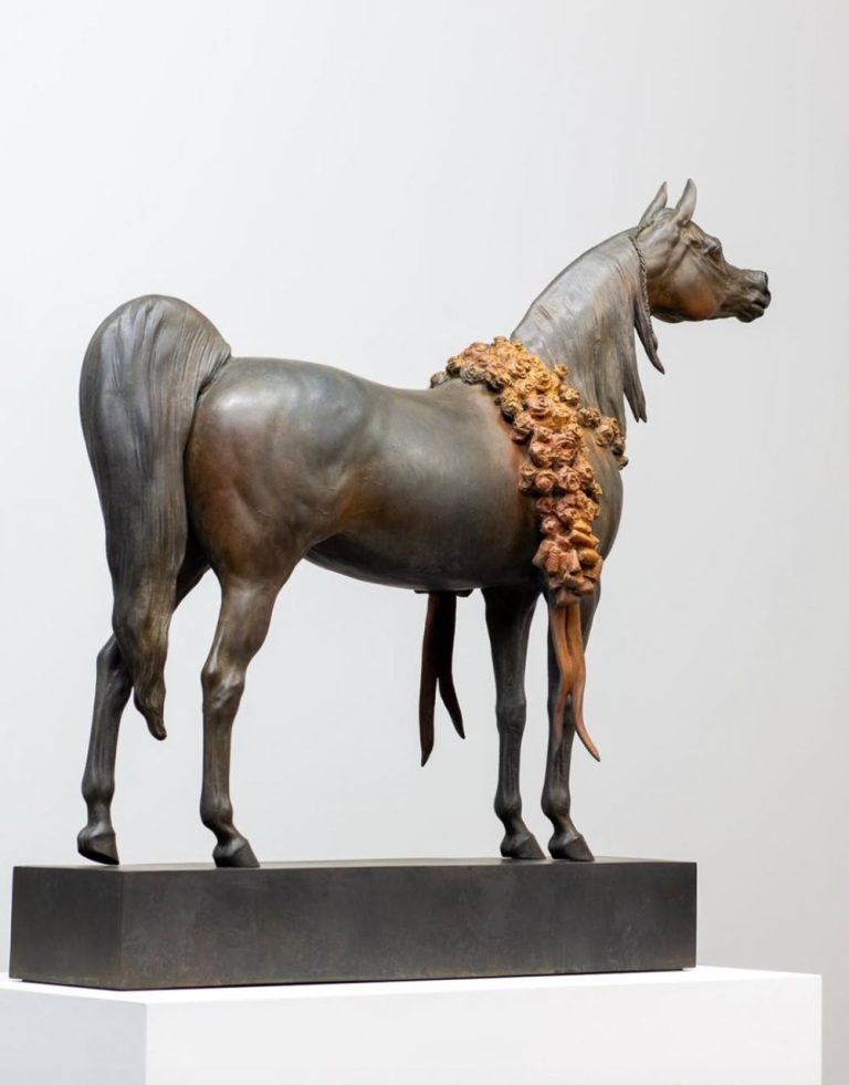 Ernest Massuet “Arabian Soul”, Bronze , 54x 58x 15 Cm 4