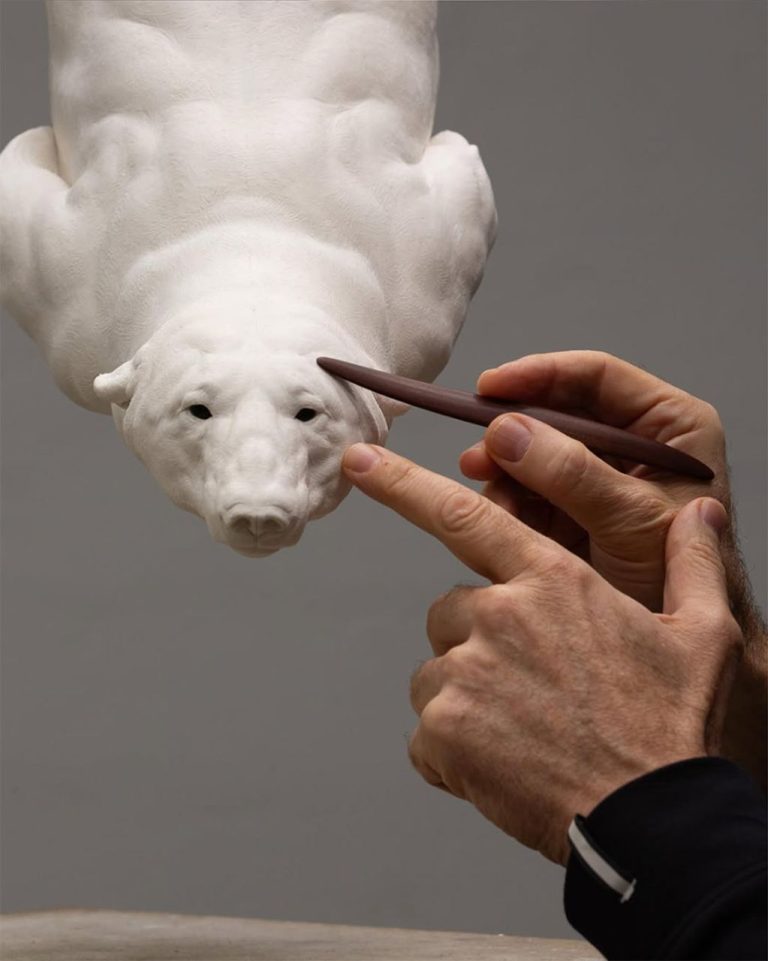 Ernest Massuet Into The Blue, Bronze , 54 X 58 X 23cm (4)