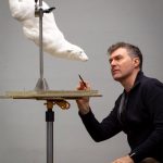 Ernest Massuet Into The Blue, Bronze , 54 X 58 X 23cm (5)