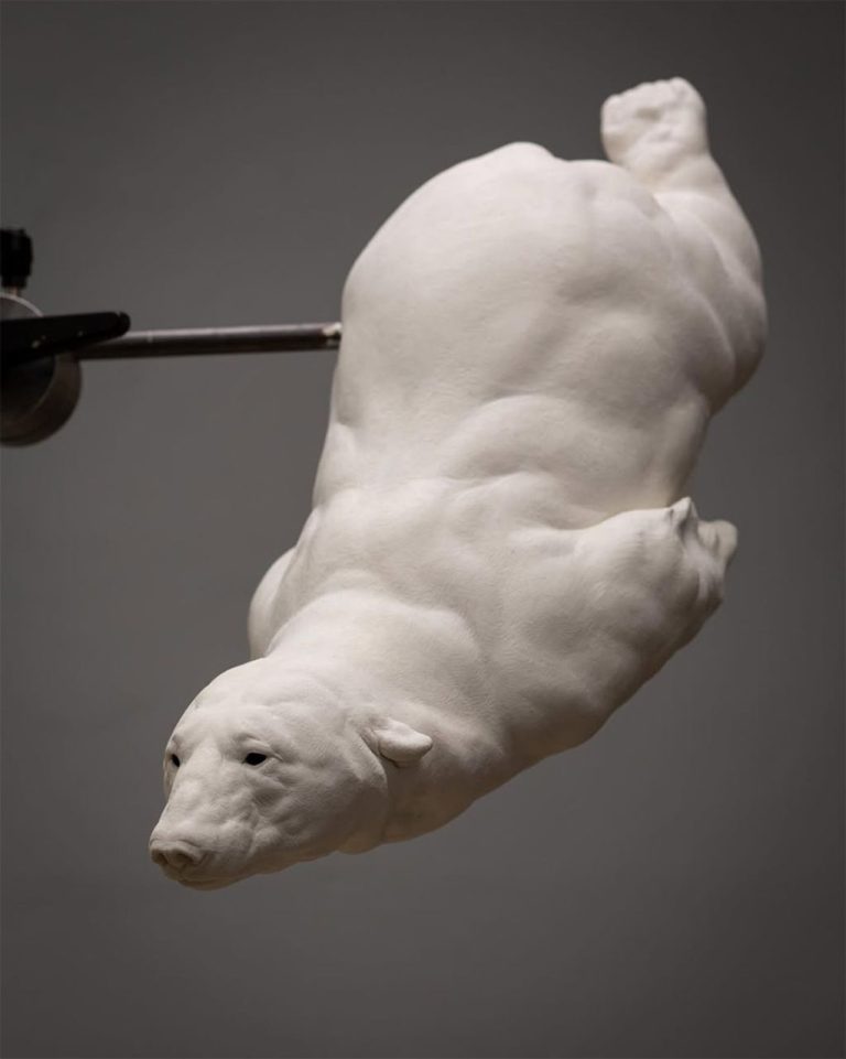 Ernest Massuet Into The Blue, Bronze , 54 X 58 X 23cm (8)