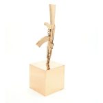 James COLOMINA Excalibur 101x30x30 Bronze Poli Miroir (4)