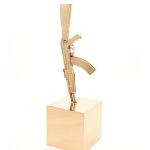 James COLOMINA Excalibur 101x30x30 Bronze Poli Miroir (5)